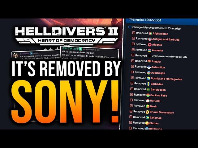 Helldivers 2 - Sony Just UNBLOCKED 133 Regions!