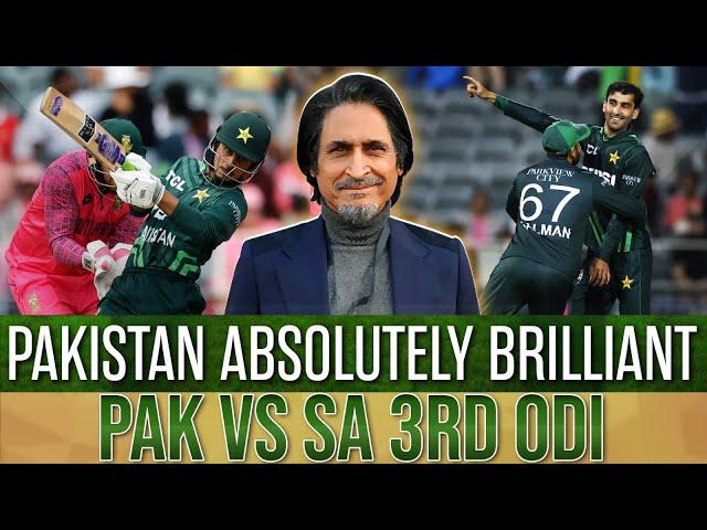 Pakistan Absolutely Brilliant | PAK Vs SA 3rd ODI | Ramiz Speaks