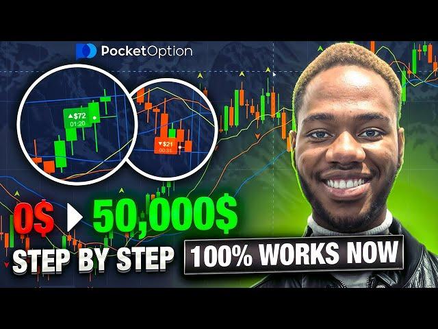 50,000$ from ZERO! SAFE + BEST Trading Strategy for Binary Options. Pocket Option trading strategy