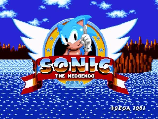 Sonic 1 Beta Remake Drowing Sonic