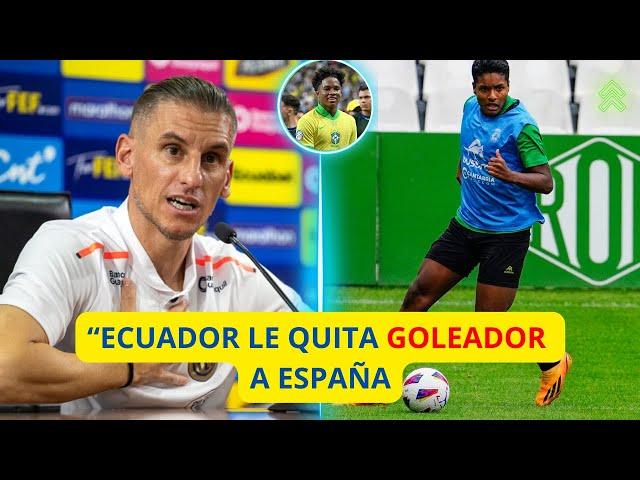 ECUADOR LE QUITA JOYA GOLEADOR A LA SELECCION ESPAÑOLA // DT DE MOISES SE RINDE ANTE EL ECUATORIANO