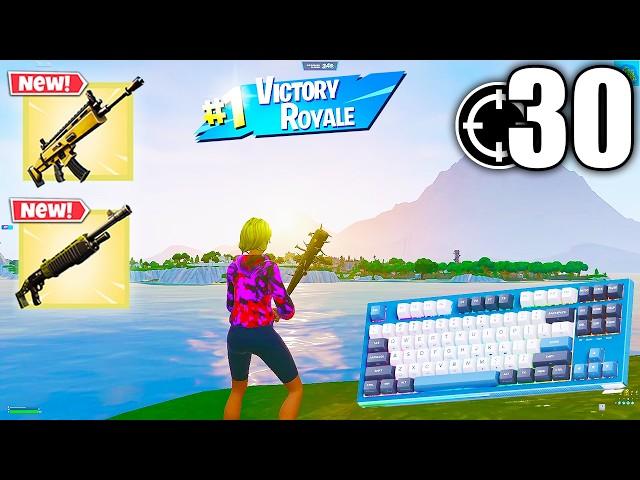 Kemove K87 ASMR  30 Kills Solo vs Squads  Satisfying Keyboard OG Fortnite Reload 540 FPS 4K