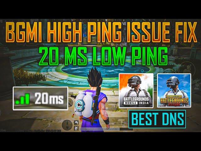 BEST DNS GET 20 MS LOW PING | High Ping Problem Fix | Network Issue Fix 2024 | 20 MS Lag Issue