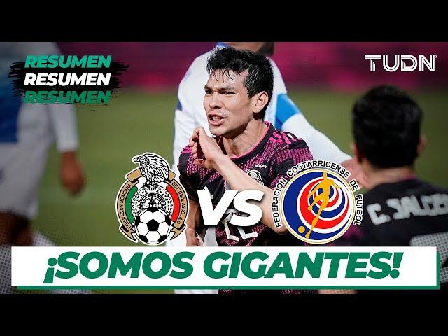 Resumen y goles | México vs Costa Rica | Amistoso Internacional 2021 | TUDN