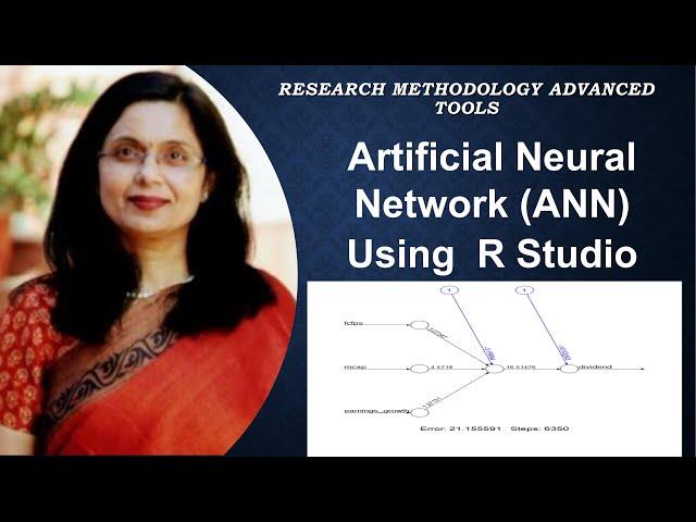 Artificial Neural Network (ANN) Using R Studio(artificial neural network ann using r studio)(ANN)