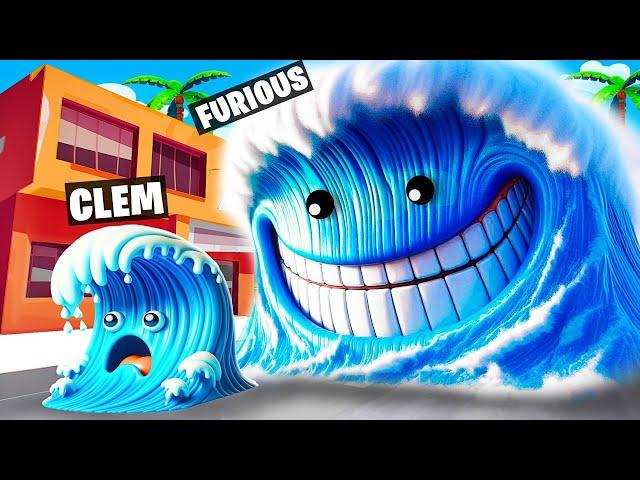 DES VAGUES GÉANTES ! SIMULATEUR DE TSUNAMI DANS ROBLOX