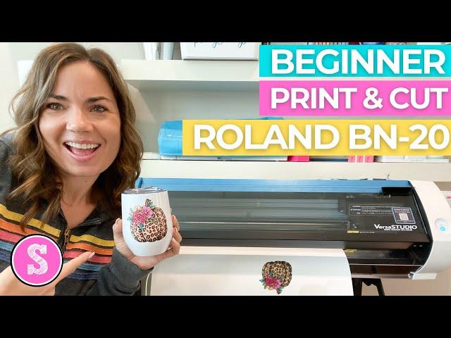  First Roland BN-20A Print and Cut: Start to Finish Tutorial for Beginners