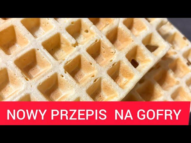 DOMOWE CHRUPIĄCE  WAFLE ‼️‼️ jak nad morzem  CRISPY WAFFLES  GOTUJ Z MASZKĄ