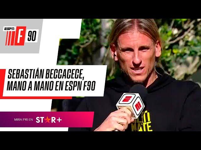 "MARCELO BIELSA MARCÓ MI CARRERA COMO ENTRENADOR": Sebastián Beccacece, MANO A MANO en #ESPNF90