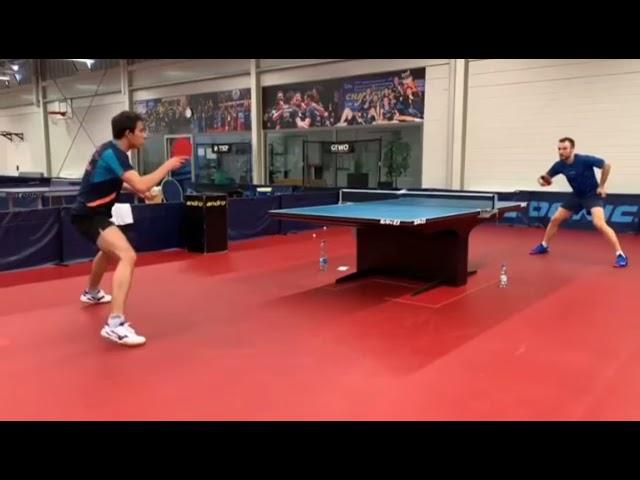 Hugo Calderano Treino De Tênis De Mesa #hugocalderamo #tennisdemesa #tabletennis #brasil