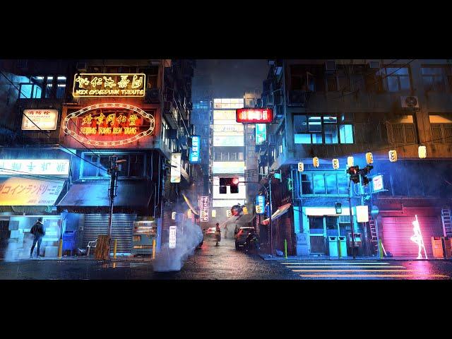 CyberStreet  - Urban Environment Creation with Maya, Megascan and Arnold