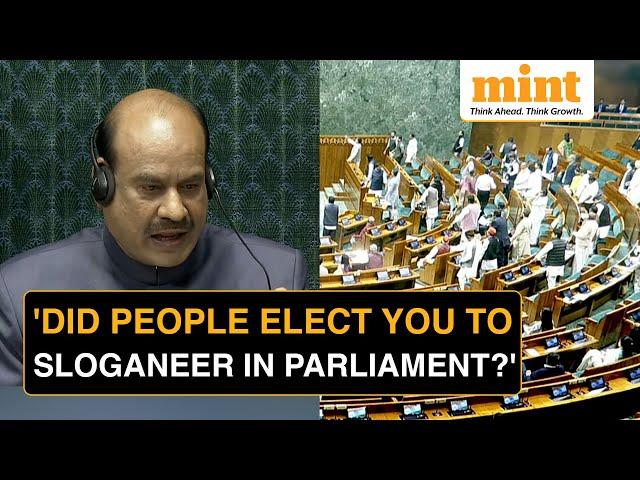 Parliament Budget Session: Lok Sabha Speaker Snaps At MPs Sloganeering Throughout Question Hour