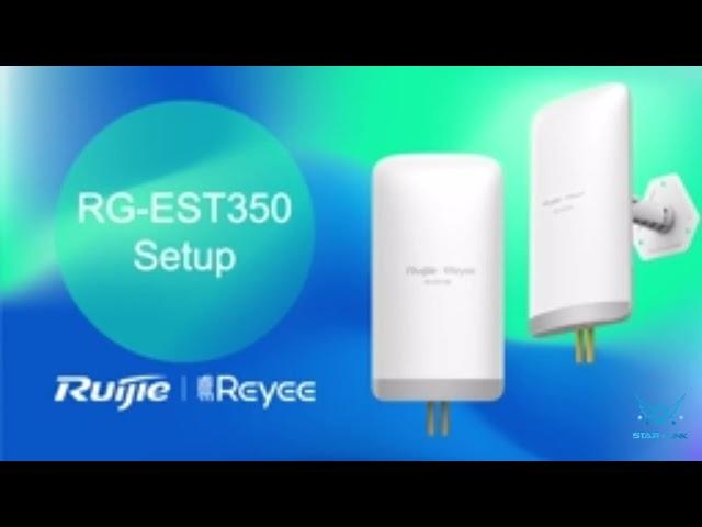 How to setup Reyee EST wireless bridge?