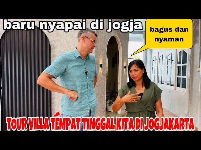 AKHIRNYA NYAMPAI VILLA TEMPAT TINGGAL KITA DI JOGJA ( BAGUS DAN NYAMAN) TOUR VILLA