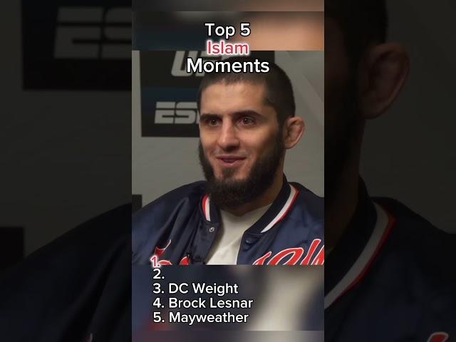 Top 5 Islam Makhachev Moments | The Fight Club