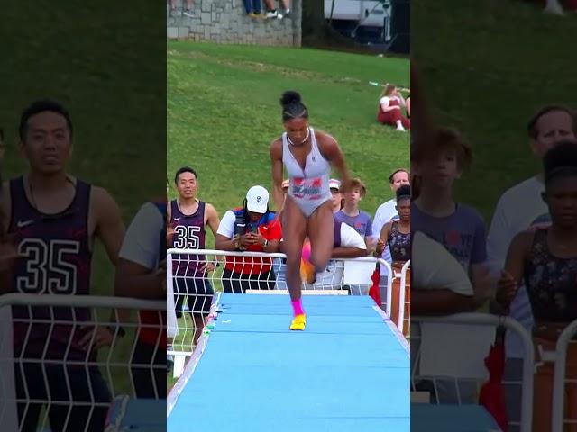 Tara Davis-Woodhall flies to 7.17m in Atlanta  #sports #usa #longjump #athletics