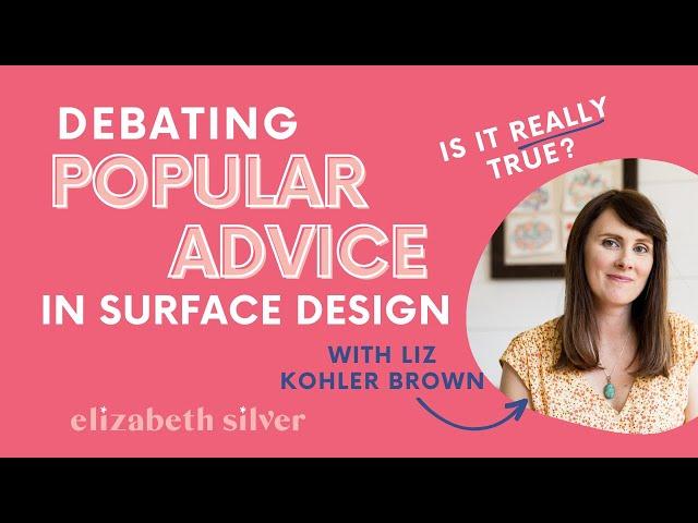 Surface Design Hot Topics with Liz Kohler Brown | Elizabeth Silver