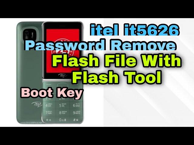 itel it5626 Stock Firmware Installation Guide By Pac file With Boot Key