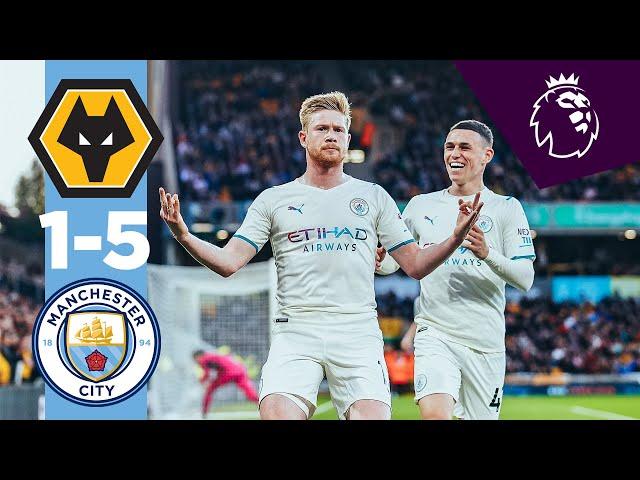 HIGHLIGHTS | Wolves 1-5 Man City | FOUR De Bruyne Goals + Sterling