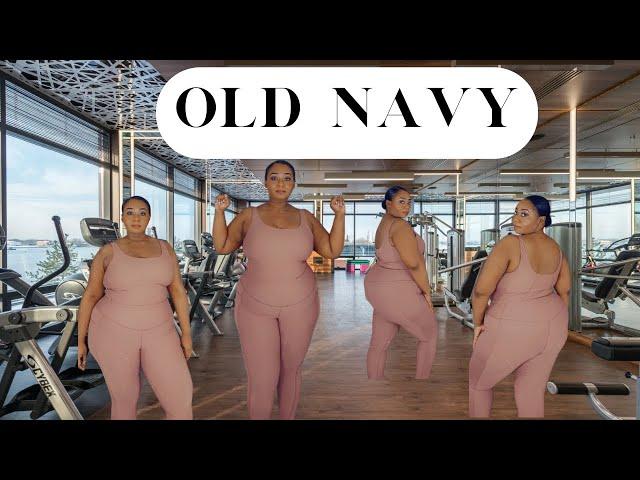 WHY OLD NAVY ACTIVEWEAR IS WORTH YOUR TIME? | Plus Size Fitness Apparel | Plus Gym Clothes