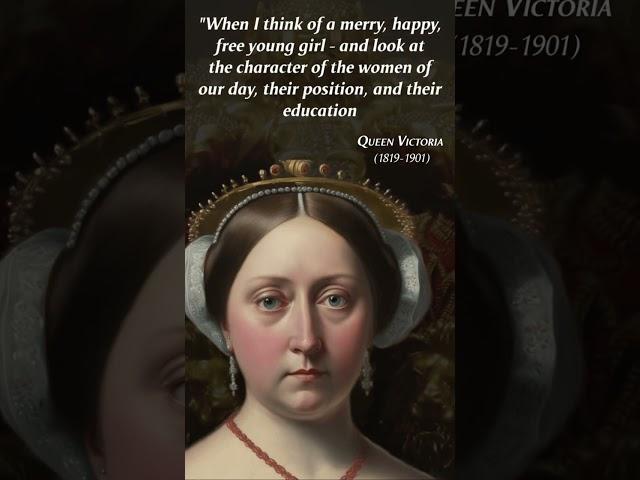 Queen Victoria's Quotes on Women & Gender Equality (8 of 13) #shorts #queenvictoria