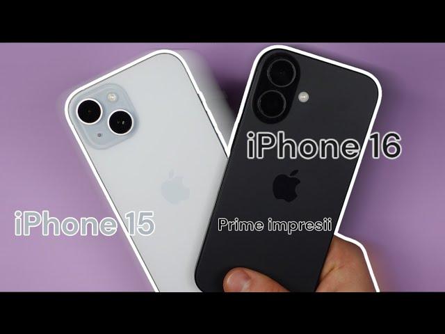 iPhone 16 prime impresii. Care-i 15 și care-i 16?!