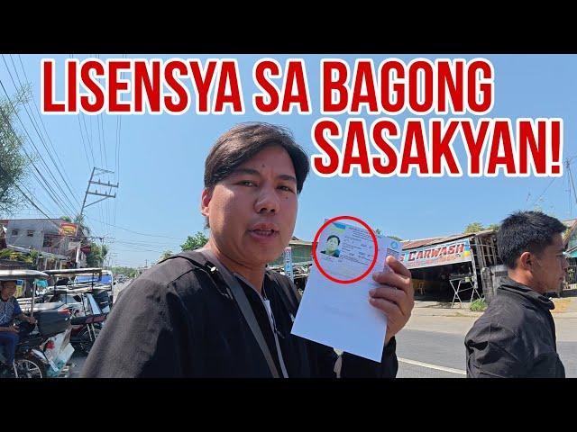 Kumuha na Ako ng Lisensya Para sa Bagong Service