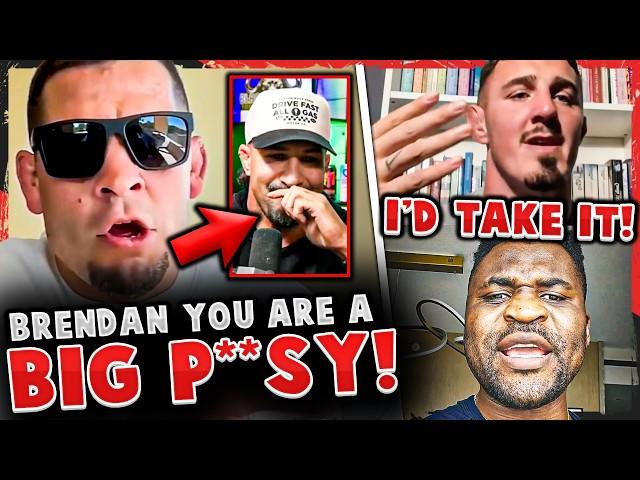 Nate Diaz RIPS "BIG P**SY" Brendan Schaub! Tom Aspinall & Francis Ngannou! Alex Pereira FIRES BACK!