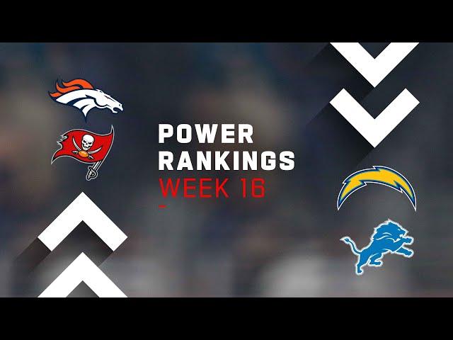 Week 16 Power Rankings!