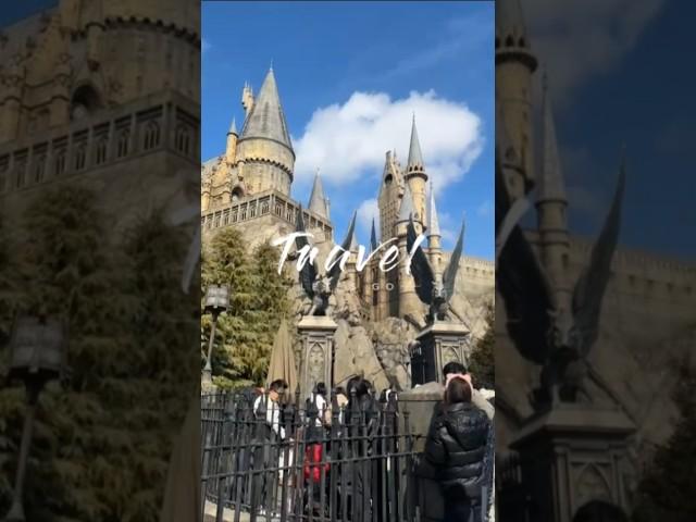 Hogwarts castle in osaka #japan  #castle #beautiful #views  #shorts #youtube #travel #harrypotter