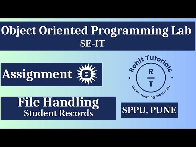 Pract 8: File Handling Using Java | Add Display Modify Search Clear Student Records in File | OOP