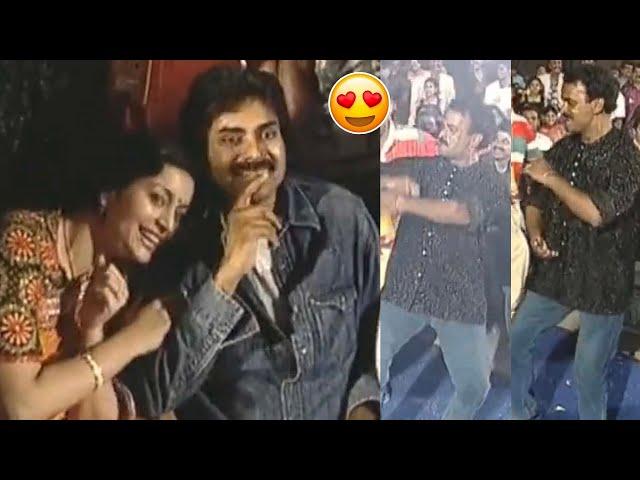 GOLDEN VIDEO  | Pawan Kalyan Renu Desai Together Non Stop Laugh For Venu Madhav Dance | Mana Power