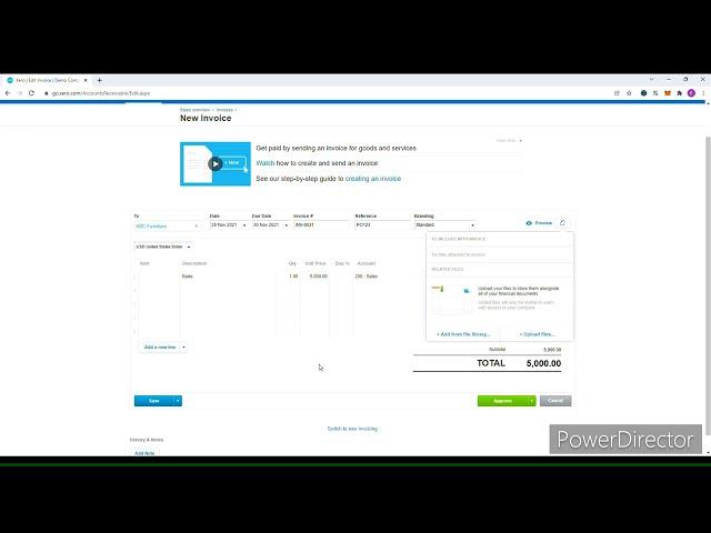 Issue a Customer Invoice in Xero | Smart Union