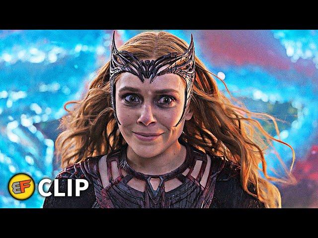 America Chavez vs Scarlet Witch | Doctor Strange in the Multiverse of Madness 2022 Movie Clip HD 4K