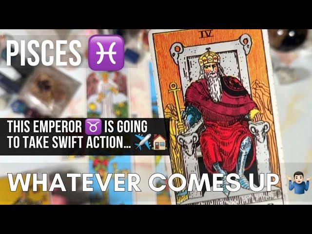 PISCES️ A ️ EMPEROR WHO IS RICH PLANS ON FLYING ️ YOU OUT SOON… #pisces