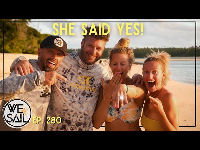 She Said YES!!! - A Surprise Proposal Sailing in Tonga | Episode 280