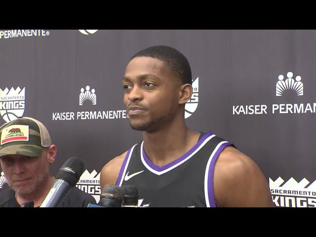 De'Aaron Fox speaks out about new Sacramento Kings season at media day