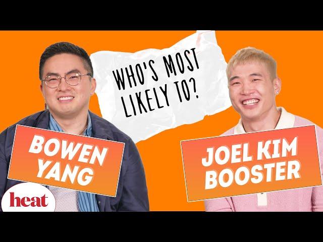 Bowen Yang & Joel Kim Booster Play Who's Most Likely To? 'Fire Island' Edition