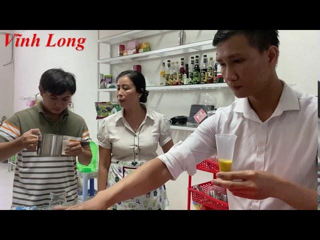 BUỔI DẠY THỰC HÀNH NGHỀ PHA CHẾ CỦA TT DẠY NGHỀ NHẬT TÂN   VĨNH LONG    BC