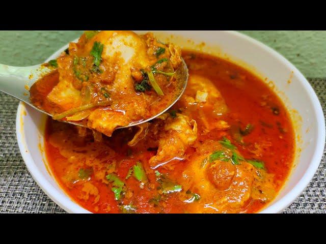 Ande Ka Chaar (Bangalore Style) | Egg Drop Curry Recipe