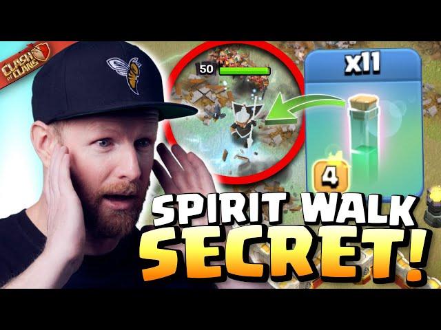 Revealing SECRET to double SPIRIT WALK value! RC solos the WHOLE BASE! Clash of Clans