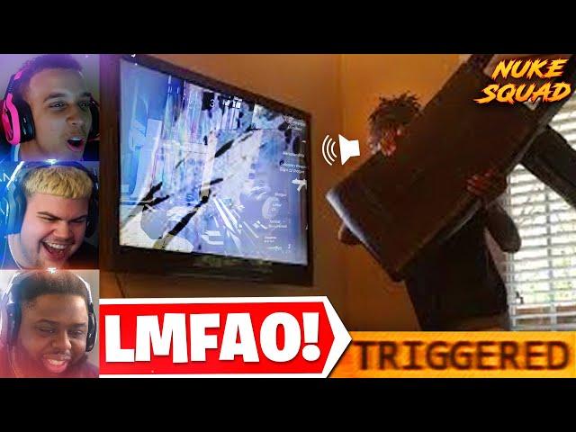 FaZe Nuke Squad Reacts to the FUNNIEST WARZONE RAGE of ALL TIME!