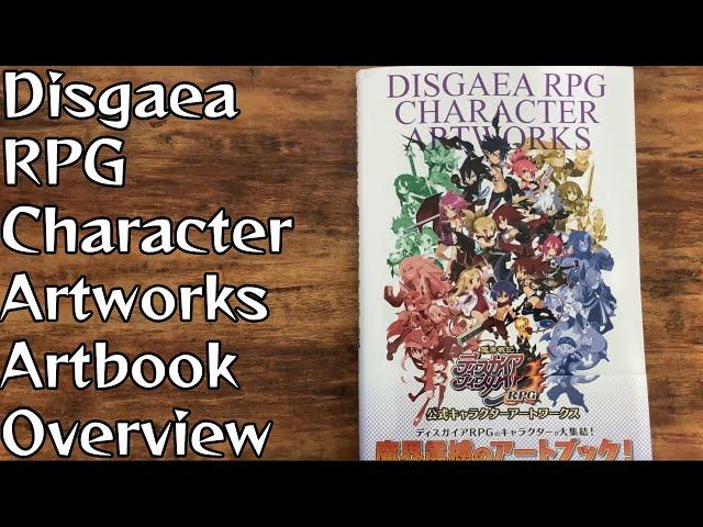 Disgaea RPG Character Artworks Artbook Overview