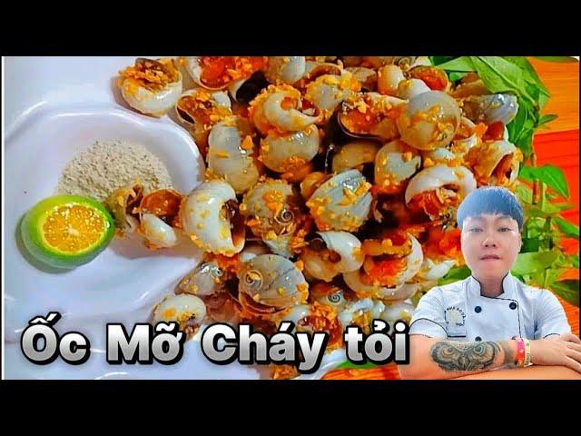 Authentic Grease Snail with Garlic Recipe - Vietnamese Cuisine Delight | Vietnamese Chef