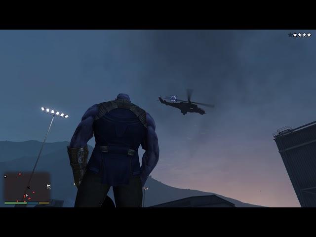 GTA 5 Thanos Fight the Military