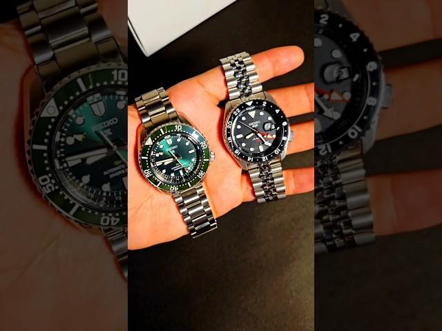 Which Seiko GMT is Better ?   Seiko 5 GMT or Seiko Prospex GMT #seiko5 #seikogmt #seikoprospex