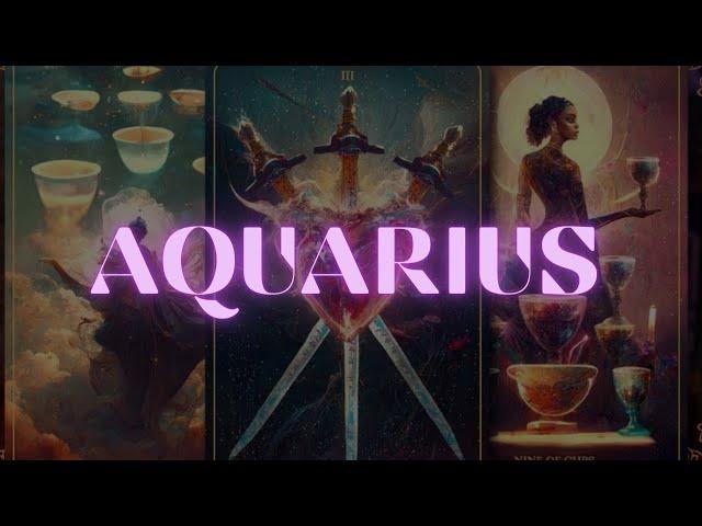 AQUARIUS- FAST CALL WITH AN APOLOGY FROM TRUE LOVE️THEY WILL ASK YOU OUT WITH A GIFT.. NOVEMBER