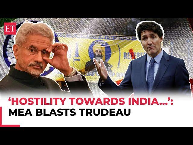 India vs Canada: MEA slams Trudeau’s fresh charges over Nijjar killing