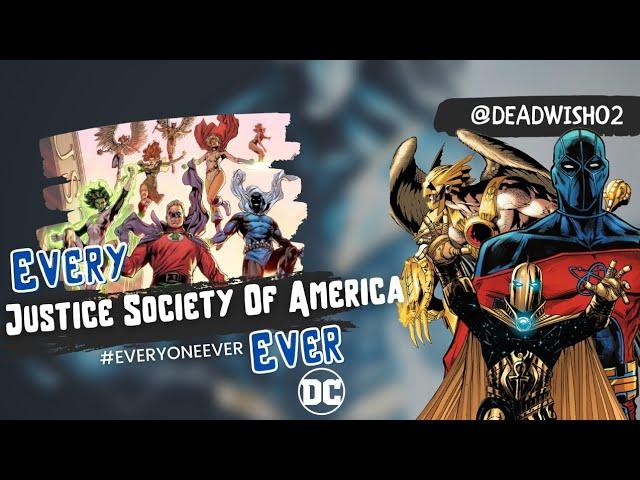 Every Justice Society Of America Members Ever | DC | Deadwish