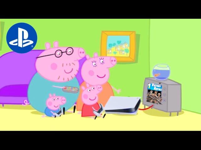 Peppa Pig plays PS5